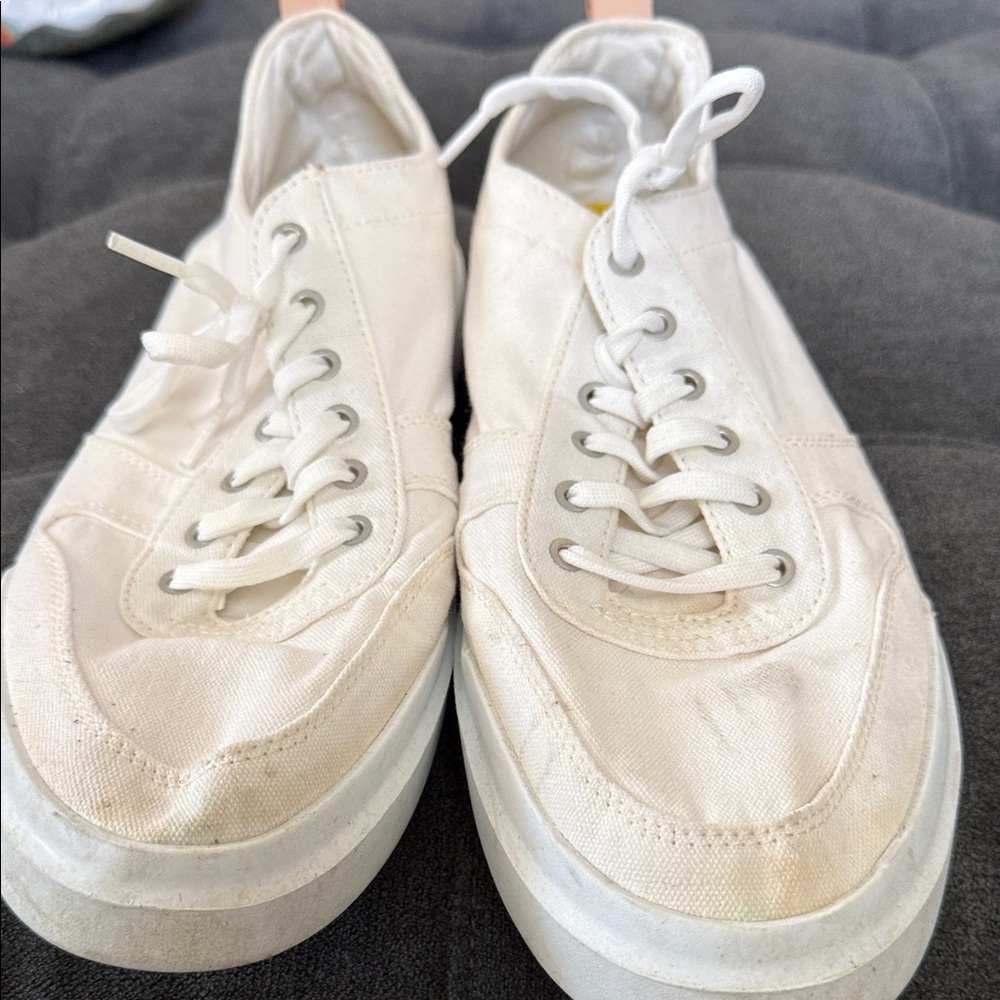 Cole Haan Women's Off-White Canvas Sneakers